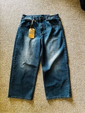 Indigo Light Blue Low Rise Boyfriend Jeans